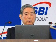 ＳＢＩ北尾社長、筑邦銀を批判