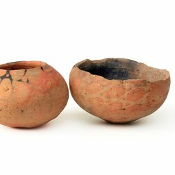 霞内西遺跡の被籠土器　栃木県埋蔵文化財センター・篠原浩恵さん　古墳時代の特別な土の籠　「魔を払う」編み目模様