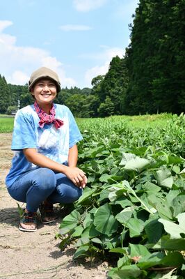 農業を通し子育て支援に取り組む北原さん。秋には収穫体験会を予定している