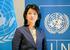 　ＵＮＤＰスリランカ常駐代表の久保田あずさ氏（ＵＮＤＰ提供・共同）
