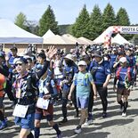 しおや100キロウォーク、過去最多720人が全国から参加 町の自然やグ…
