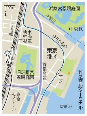 浜松町地図