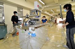 ビニールカーテン注文増加　宇都宮