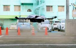 人口集中地でドローン配送