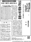 15市町 高齢化率４割超