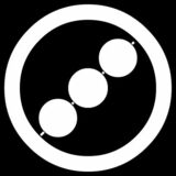 丸に三つ串団子 （くしだんご） 〈器材紋　団子〉