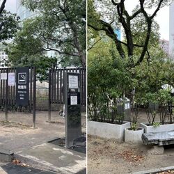 喫煙所、4カ所も必要？　県営の公園、壁なく「臭い気になる」　識者、次善の策“集約”など提起