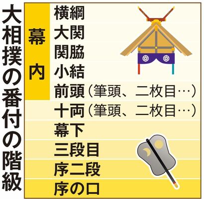 大相撲の番付の階級