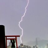 栃木県内で春雷　24日夜遅くにかけ大気不安定に