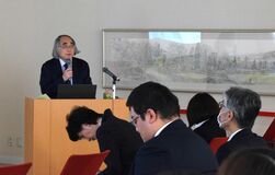 ジェンダー平等の意義、男性学の視点から　宇大でシンポ、京都産業大教授が講演　男性向け相談窓口を