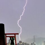 栃木県内で春雷　24日夜遅くにかけ大気不安定に