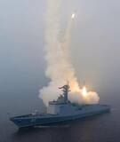 北朝鮮駆逐艦 巡航弾を試射