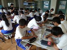 見出し付け学ぶ／大田原市金田北中
