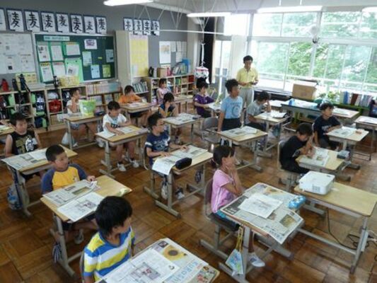 見出しを考える／佐野市出流原小
