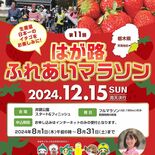 全国100撰の人気大会「はが路ふれあいマラソン」参加を　12月開催、ゲ…