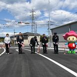 「鹿沼駅東通り」が全線開通　駅東エリアの活性化目指す　松井市長らが開通式