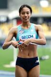 陸上女子400mで青木3連覇
