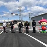 「鹿沼駅東通り」が全線開通　駅東エリアの活性化目指す　松井市長らが開通式