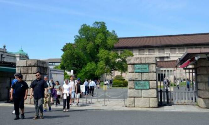 　東京国立博物館＝２１日、東京都台東区