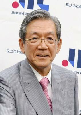 　産業革新投資機構の横尾敬介社長