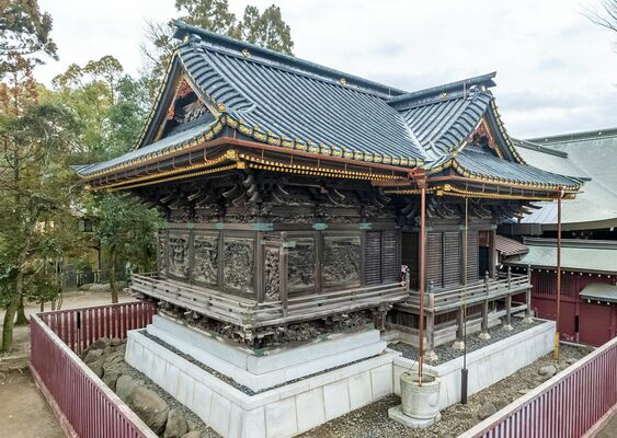 笠間市の笠間稲荷神社本殿