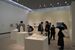 内覧会で教会に関する展示などを鑑賞する関係者＝１８日午後、宇都宮市長岡町