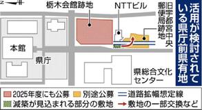 栃木会館跡地 単独で公募　