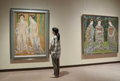 日本画家石本正さんの企画展
