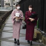 着物で街歩き、蔵の街ＰＲ　小江戸とちぎきものの日　栃木