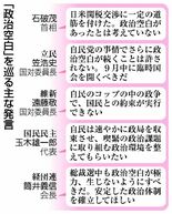 政治空白、長期化に懸念