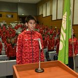 いざ佐賀国スポへ　栃木県選手団が結団式　206人が健闘誓う