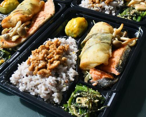 栄養バランスなどにこだわった弁当の一つ