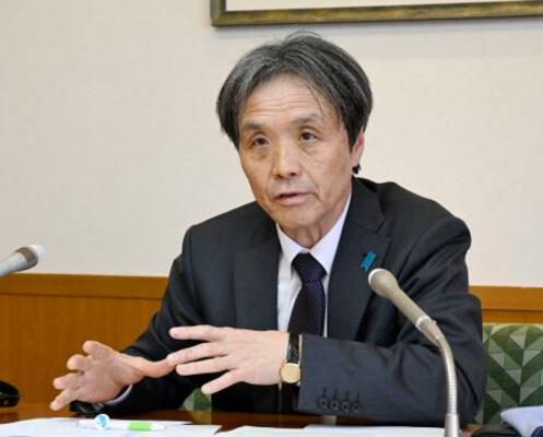　インタビューに応じる拉致被害者の蓮池薫さん