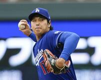大谷８勝目、適時打も