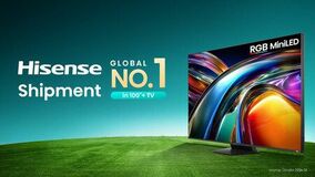 Omdia 2026年第1四半期:Hisense、100インチ以上のテレビ市場におけるグローバルリーダーシップを強化