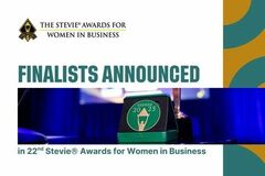 第22回Stevie（R）Awards for Women in Businessファイナリストが発表