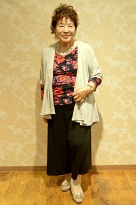 「とても楽しかった。私の好きなピンクが入ったことで気に入りました」と笑顔を見せる金枝さん。