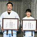 足利の猪越夫妻、空手７段に全国初の同時合格　アドバイスし合い快挙　次の目標は難関の８段昇格