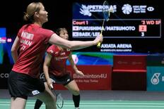 バドの福島、松本組は準決勝敗退