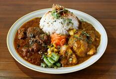 【ミヤコレ】個性を食べ比べ　カレー２種盛り（ブラウン）