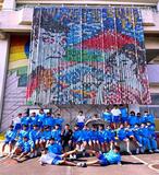 歌舞伎テーマ 空き缶アート　