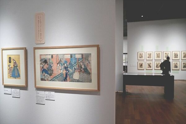 19日まで開催された「遊べる浮世絵展」