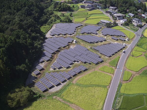 サンヴィレッジが手がけた太陽光発電所（サンヴィレッジ提供）