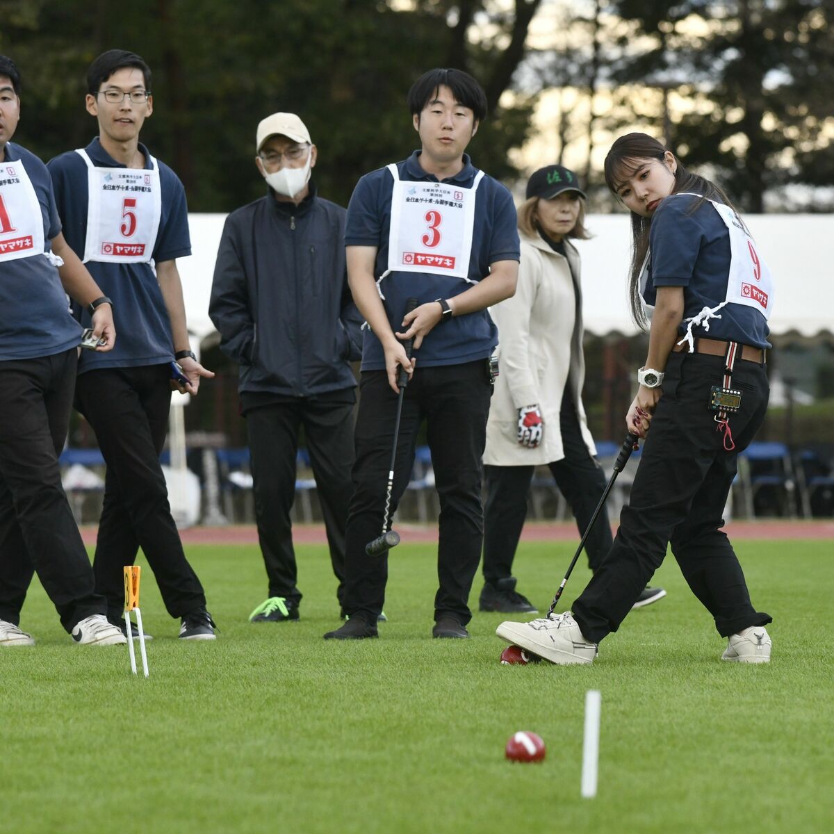 さくらで本県初開催 全日本ゲートボール開幕 作新学院、幸先良い