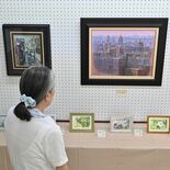 「作品通じて夫を思い出して」　鹿沼市出身坂本さんの遺作展　妻祐子さんが…