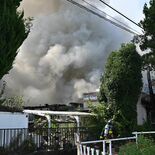 鹿沼で建物火災　木造平屋が全焼