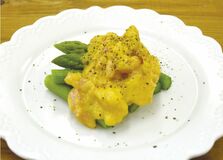アスパラガスの濃厚カルボナーラ風