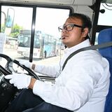 特定技能でバス運転手に 関東自動車のアウンさん(ミャンマー出身)本格デビュー、業界の人手不足に光