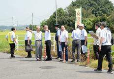 町内の危険箇所 官民合同で視察