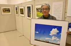 烏山線写した37作品を展示　那珂川町の和泉さん 那須烏山で11月24日まで